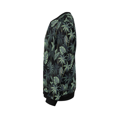 Rainforest Pattern Print Design RF02 Men Long Sleeve Sweatshirt