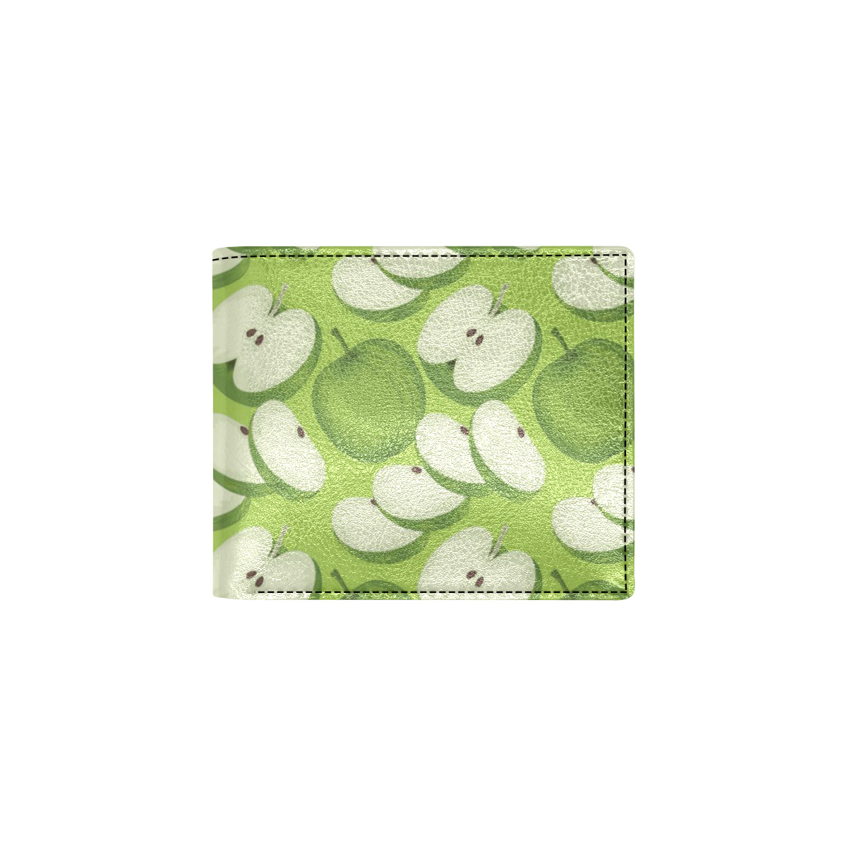Apple Pattern Print Design AP010 Men's ID Card Wallet