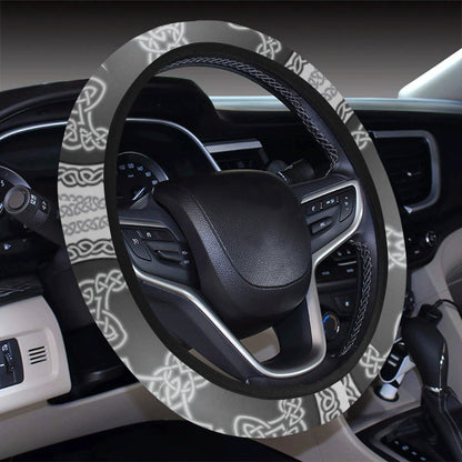 Celtic Tree of life Print Steering Wheel Cover with Elastic Edge