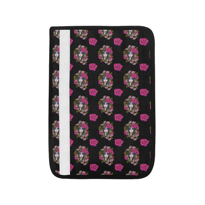 Day of the Dead Makeup Girl Car Seat Belt Cover