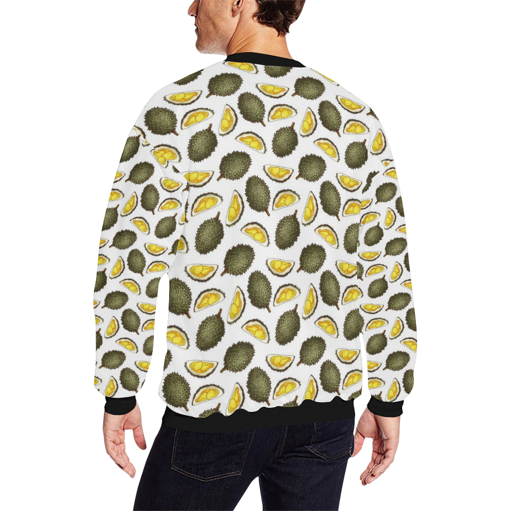 Durian Pattern Print Design DR03 Men Long Sleeve Sweatshirt