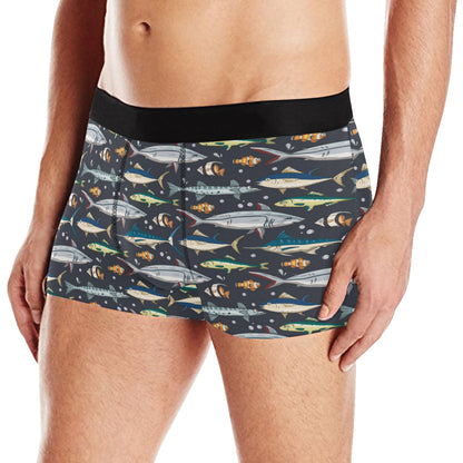Swordfish Pattern Print Design 04 Men's Boxer Briefs