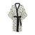 Campfire Pattern Print Design 01 Women's Short Kimono