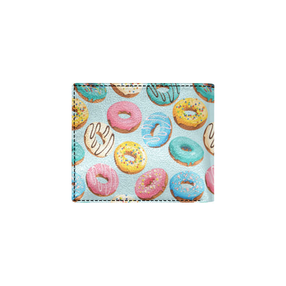 Donut Pattern Print Design DN05 Men's ID Card Wallet