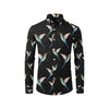 Hummingbird Pattern Print Design 06 Men's Long Sleeve Shirt