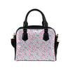 Cherry Blossom Pattern Print Design 01 Shoulder Handbag