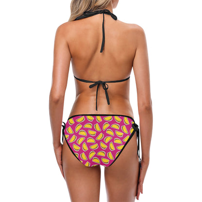 Taco Pattern Print Design TC01 Bikini