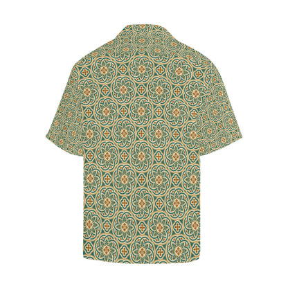 Cross Pattern Print Design 01 Men's Hawaiian Shirt