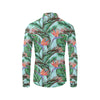 Bird Of Paradise Pattern Print Design BOP01 Men's Long Sleeve Shirt