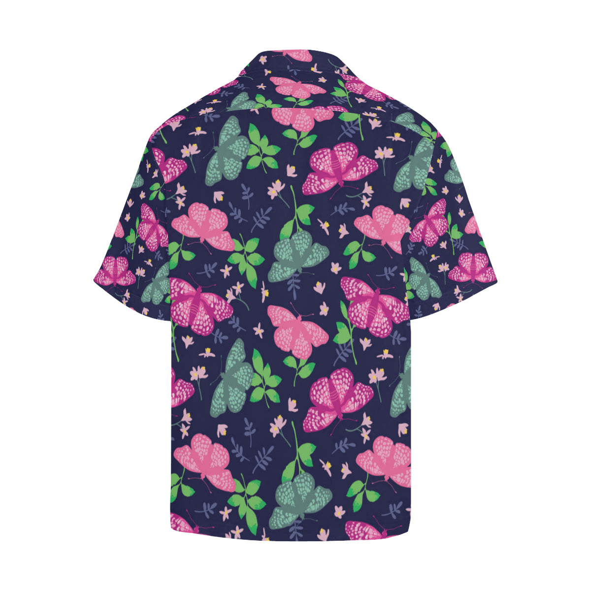 Monarch Butterfly Pattern Print Design 03 Men's Hawaiian Shirt