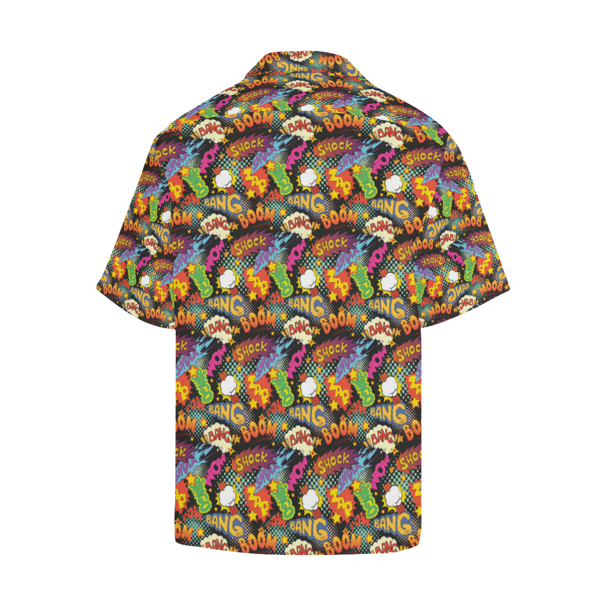 Comic Book Pattern Print Design 01 Men's Hawaiian Shirt