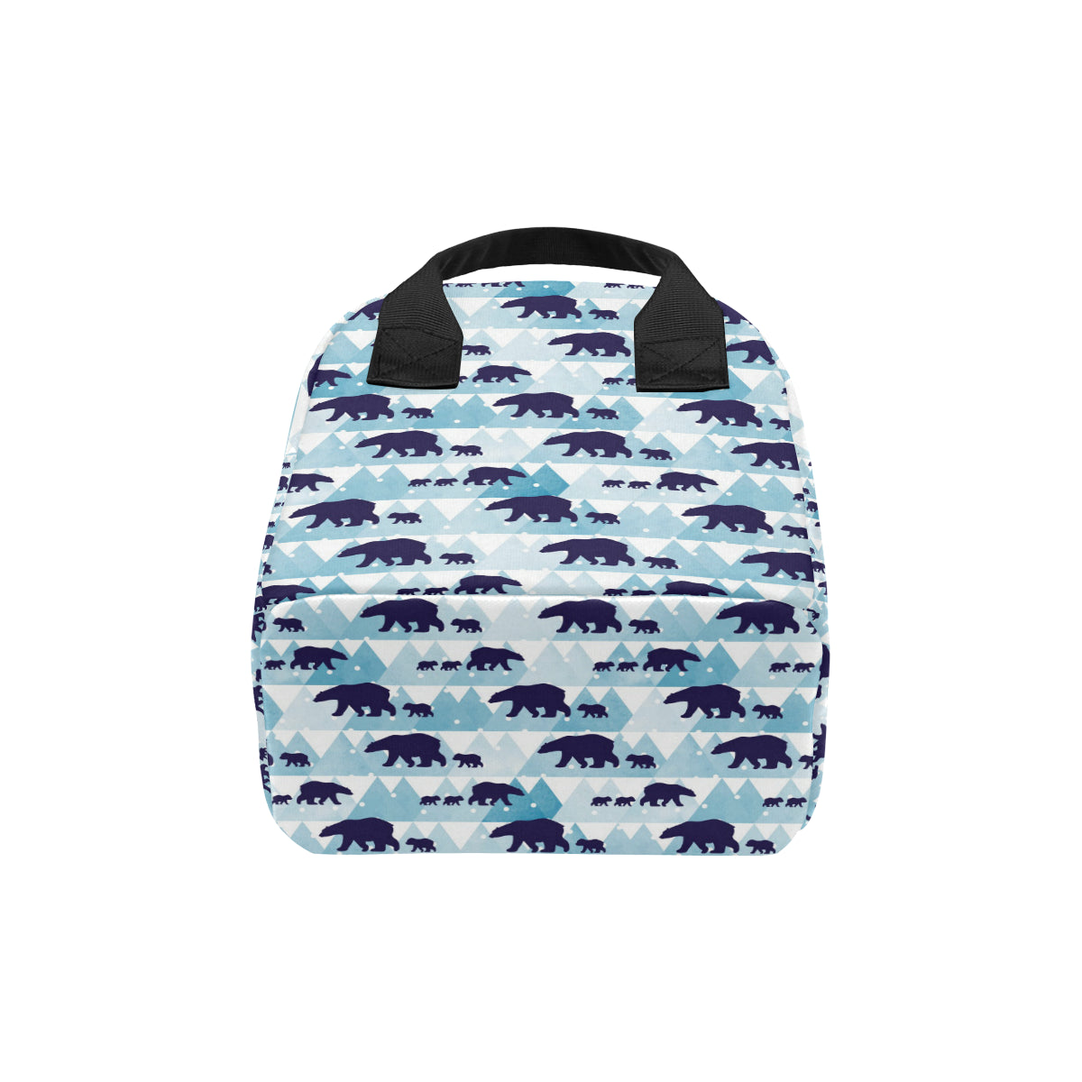 Bear Pattern Print Design BE01 Insulated Lunch Bag