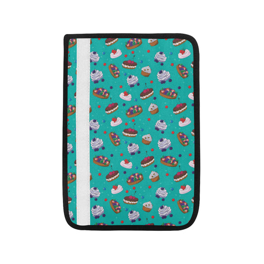 Cake Pattern Print Design 07 Car Seat Belt Cover