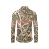 Camouflage Realistic Tree Authumn Print Men's Long Sleeve Shirt