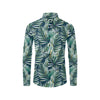 Sun Spot Tropical Palm Leaves hower Curtain Men's Long Sleeve Shirt