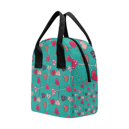 Lollipop Pattern Print Design LL01 Insulated Lunch Bag