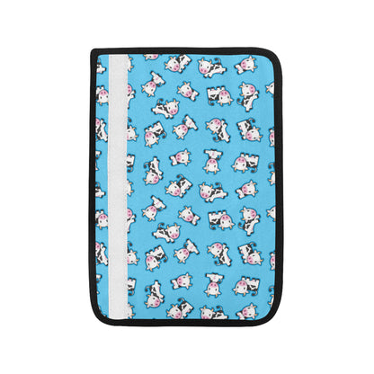 Cow Pattern Print Design 01 Car Seat Belt Cover