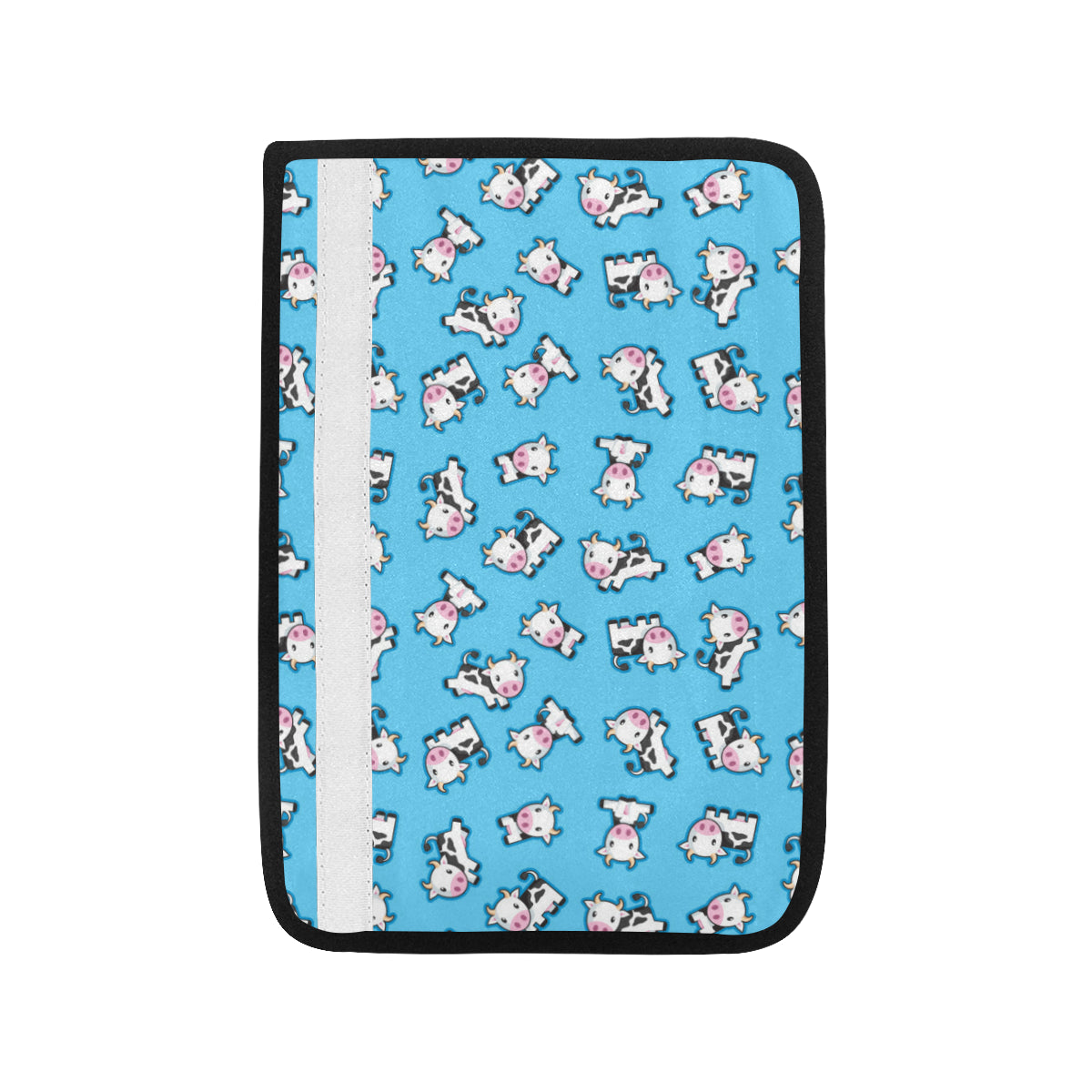 Cow Pattern Print Design 01 Car Seat Belt Cover