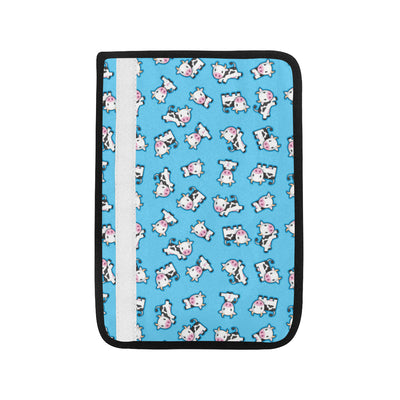 Cow Pattern Print Design 01 Car Seat Belt Cover