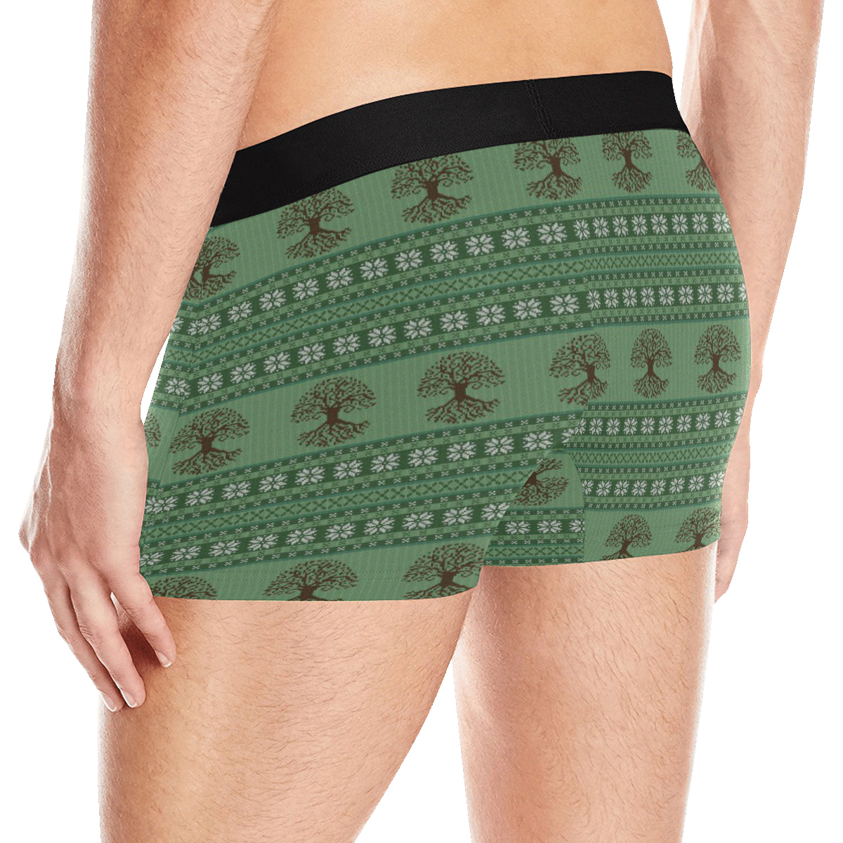 Celtic Pattern Print Design 09 Men's Boxer Briefs