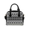 Aztec Pattern Print Design 08 Shoulder Handbag