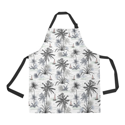 Pacific island Pattern Print Design A04 Apron with Pocket