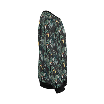Rainforest Pattern Print Design RF06 Men Long Sleeve Sweatshirt