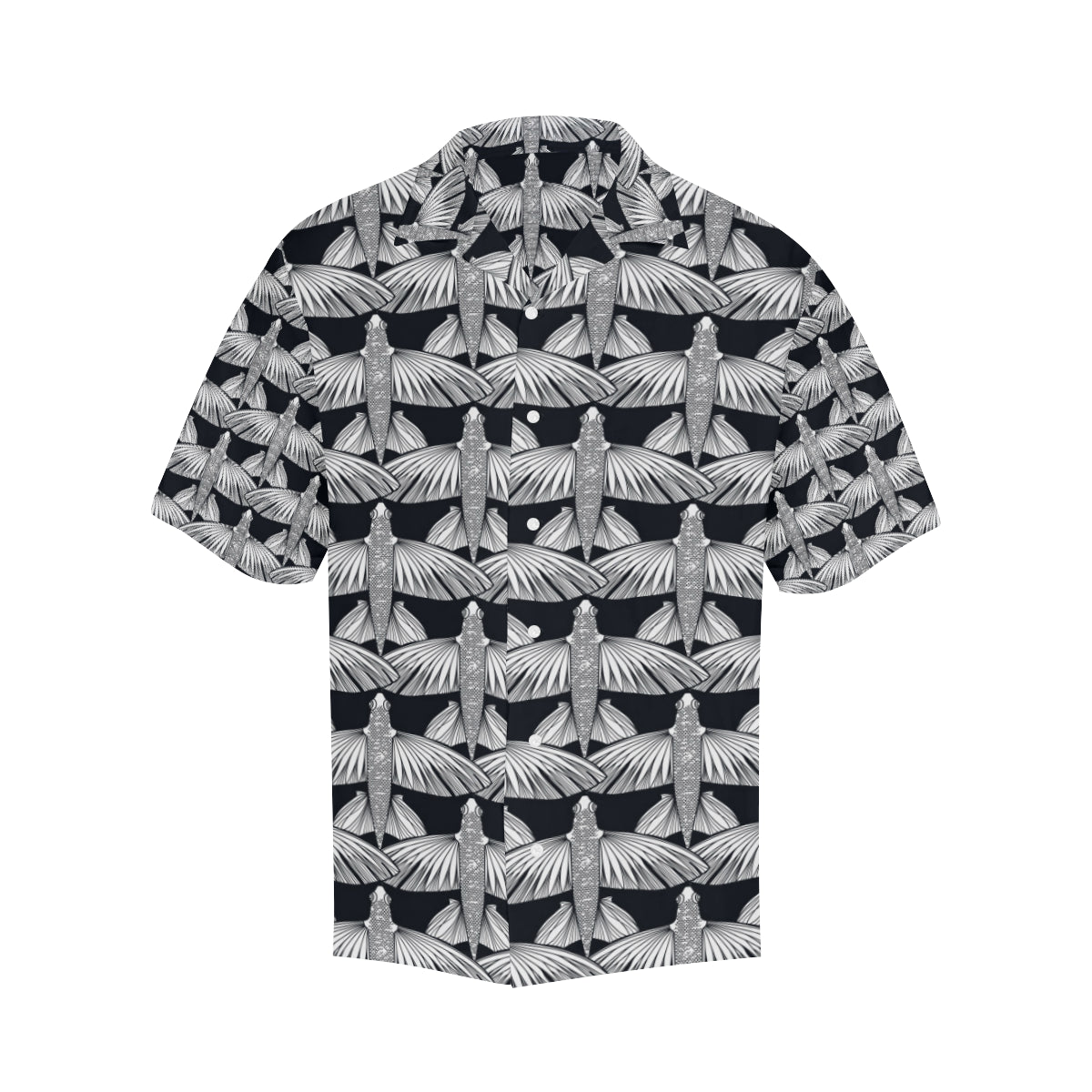 Flying Fish Pattern Print Design 03 Men's Hawaiian Shirt