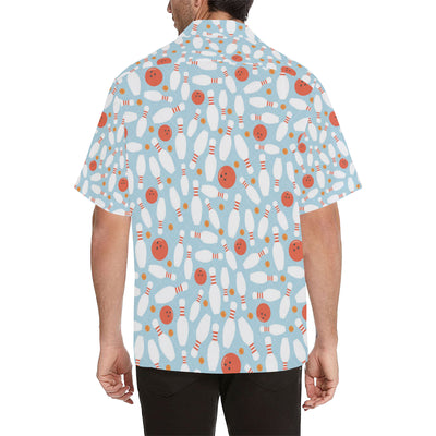 Bowling Pattern Print Design 09 Men's Hawaiian Shirt