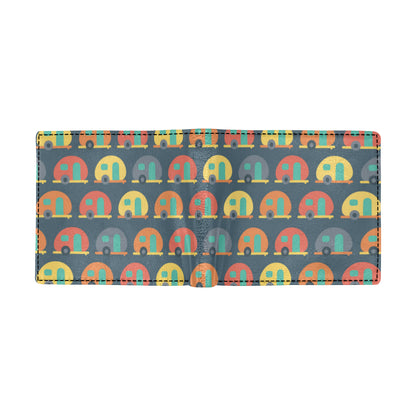 Camper Pattern Print Design 02 Men's ID Card Wallet