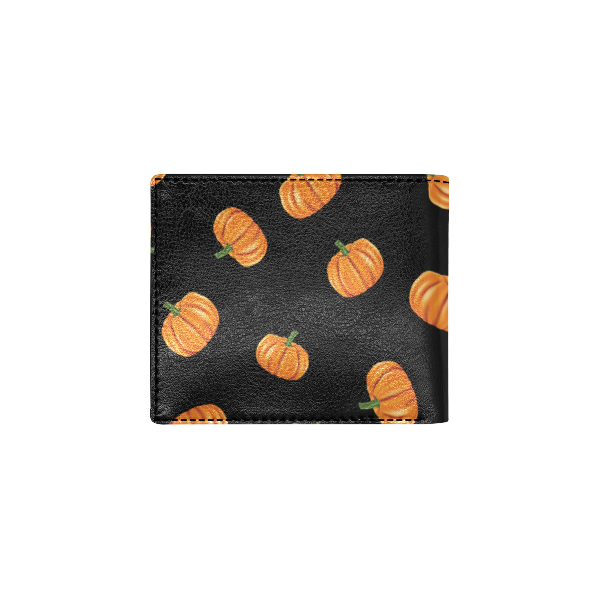 Pumpkin Pattern Print Design A05 Men's ID Card Wallet