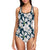 Amaryllis Pattern Print Design AL02 Women Swimsuit