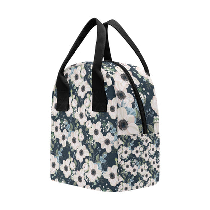 Anemone Pattern Print Design AM02 Insulated Lunch Bag