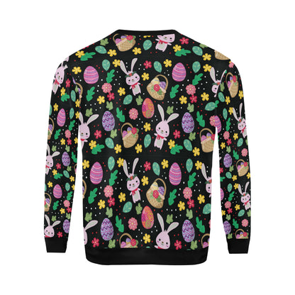 Easter Eggs Pattern Print Design RB05 Men Long Sleeve Sweatshirt