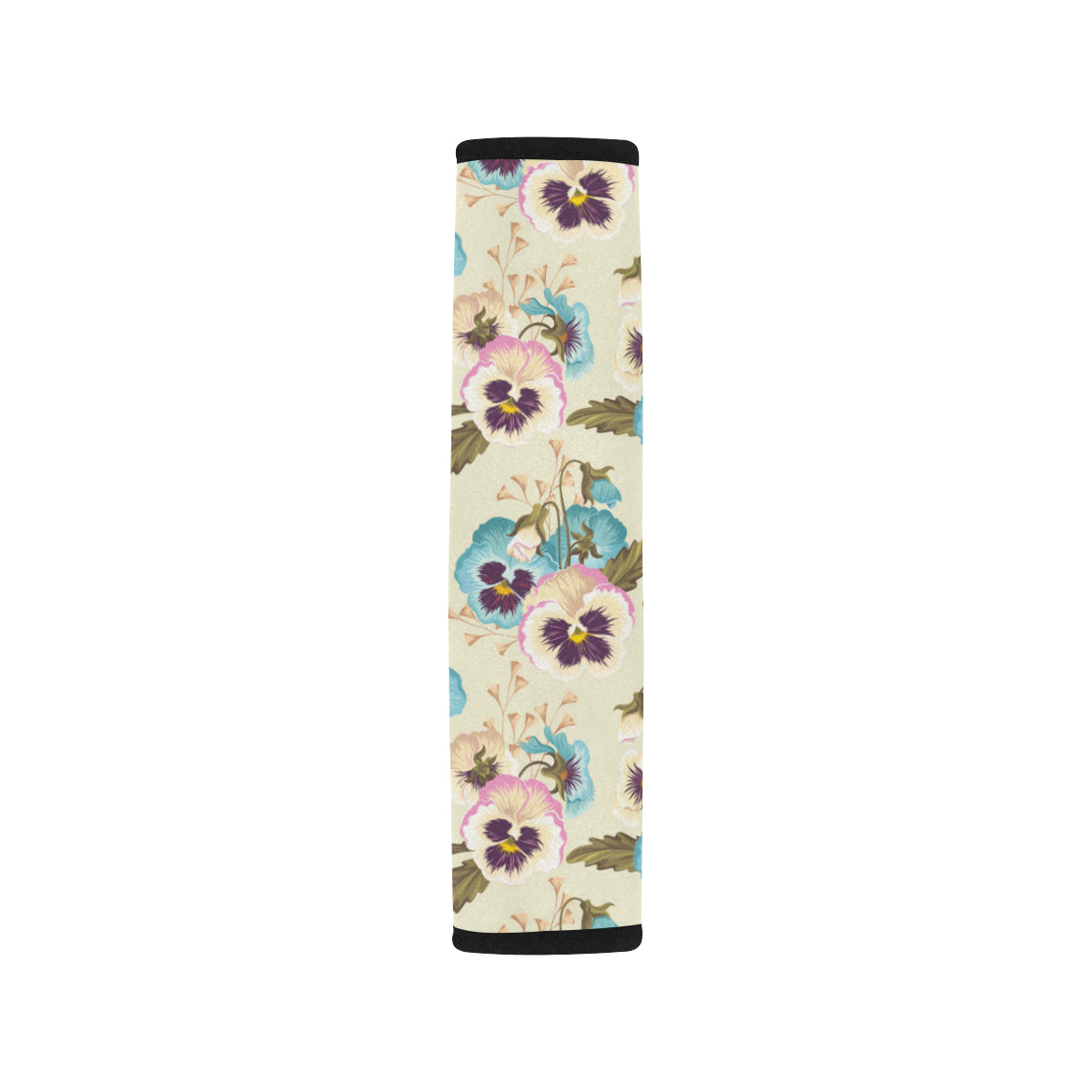 Pansy Pattern Print Design A02 Car Seat Belt Cover