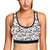 Cow Pattern Print Design 02 Sports Bra