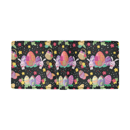Easter Eggs Pattern Print Design RB06 Men's ID Card Wallet