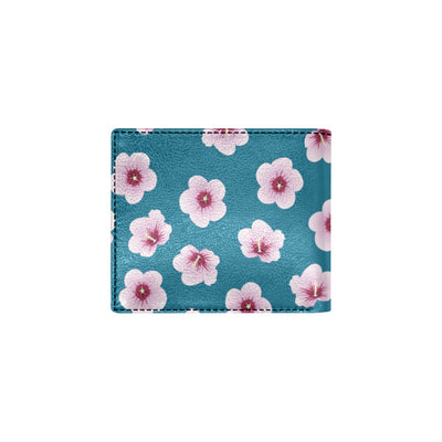 Cherry Blossom Pattern Print Design CB08 Men's ID Card Wallet