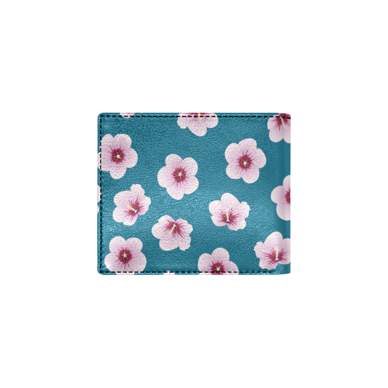 Cherry Blossom Pattern Print Design CB08 Men's ID Card Wallet