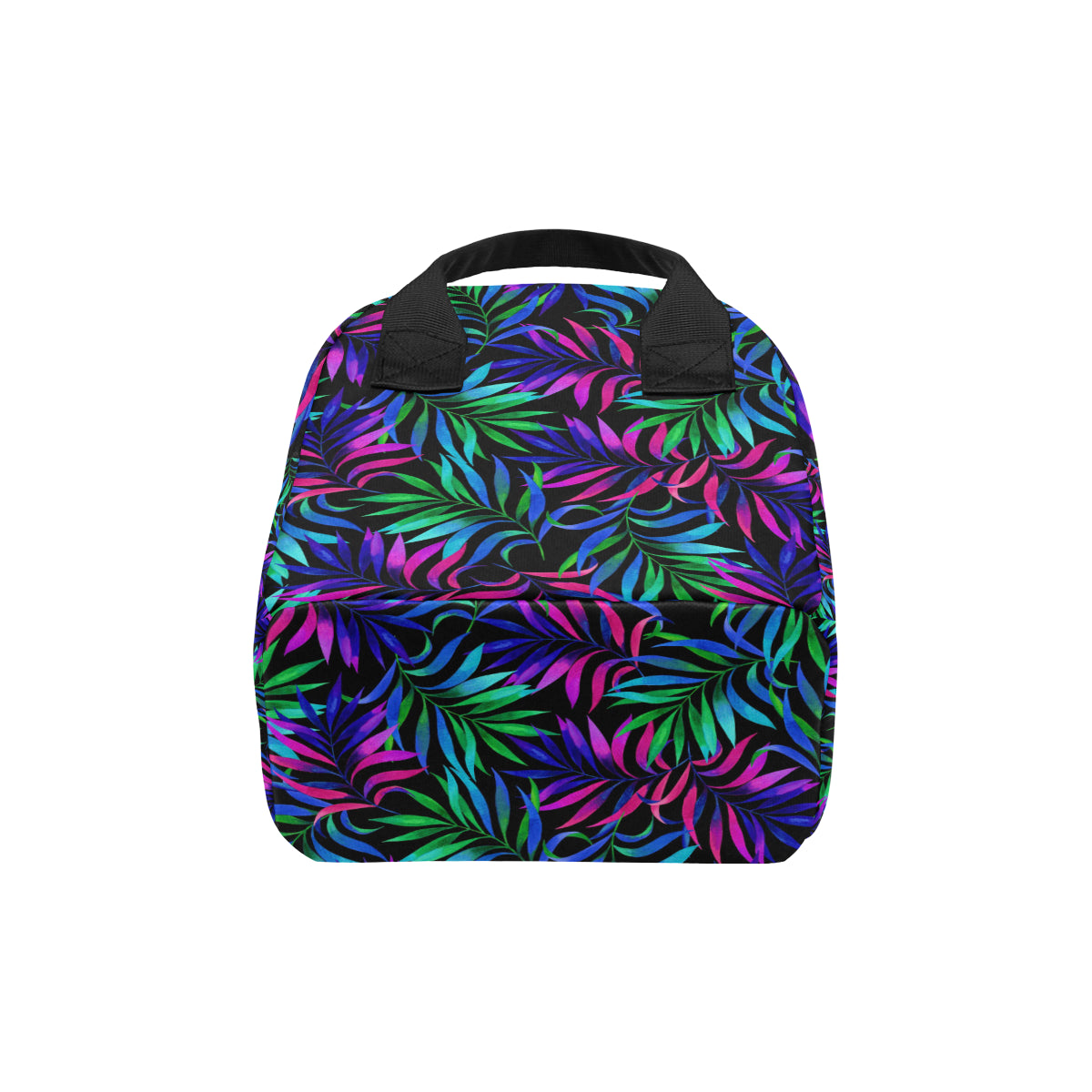 Tropical Flower Pattern Print Design TF010 Insulated Lunch Bag