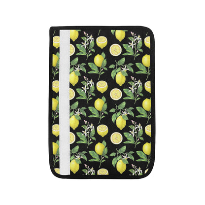 Lemon Pattern Print Design LM02 Car Seat Belt Cover