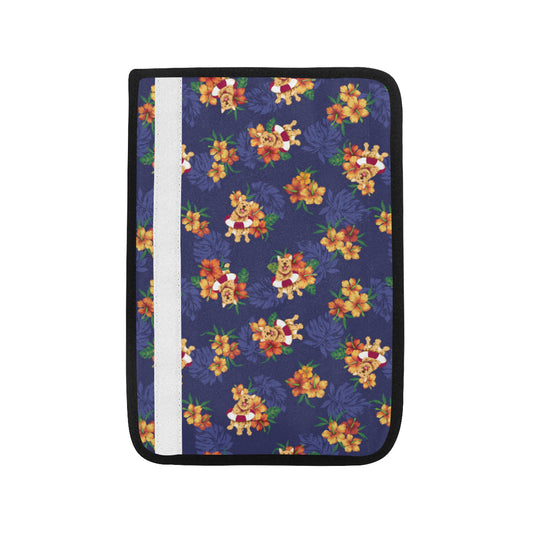 Hawaiian Themed Pattern Print Design H02 Car Seat Belt Cover
