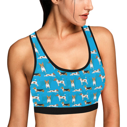 Cardigan Welsh Corgis Pattern Print Design 01 Sports Bra
