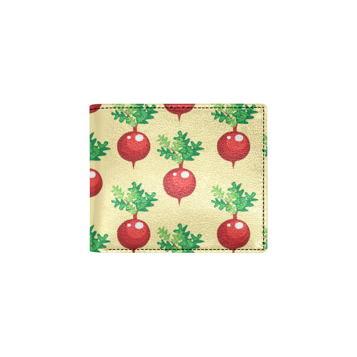 Radish Pattern Print Design A02 Men's ID Card Wallet