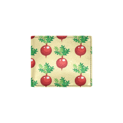 Radish Pattern Print Design A02 Men's ID Card Wallet