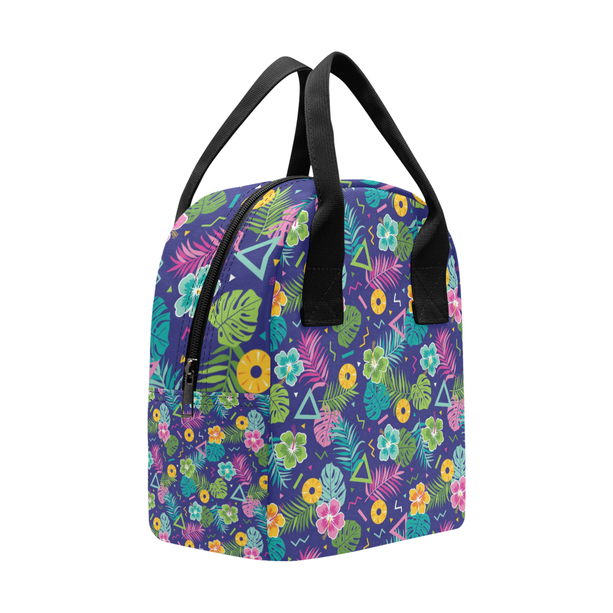 Hawaiian Themed Pattern Print Design H014 Insulated Lunch Bag