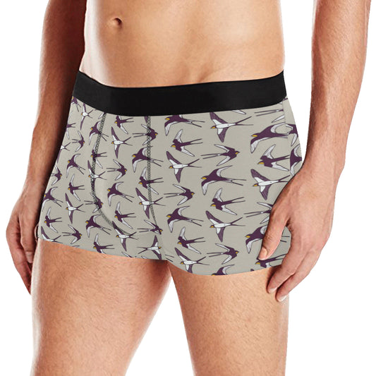 Swallow Bird Pattern Print Design 03 Men's Boxer Briefs