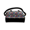 Mermaid Pattern Print Design 08 Shoulder Handbag