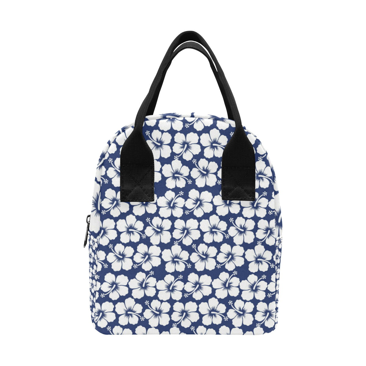 Hibiscus Pattern Print Design HB013 Insulated Lunch Bag