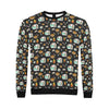 Camper marshmallow Camping Design Print Men Long Sleeve Sweatshirt